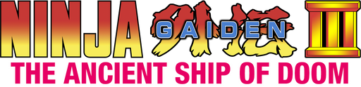 Logo For Ninja Gaiden III The Ancient Ship Of Doom By KyleKahotek