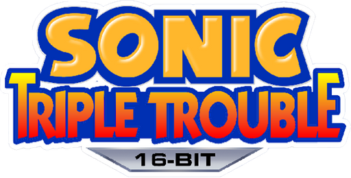 Logo For Sonic The Hedgehog Triple Trouble 16 Bit By GHbrine