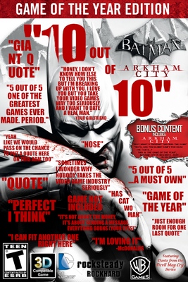 Grid For Batman Arkham City Game Of The Year Edition By The Duality