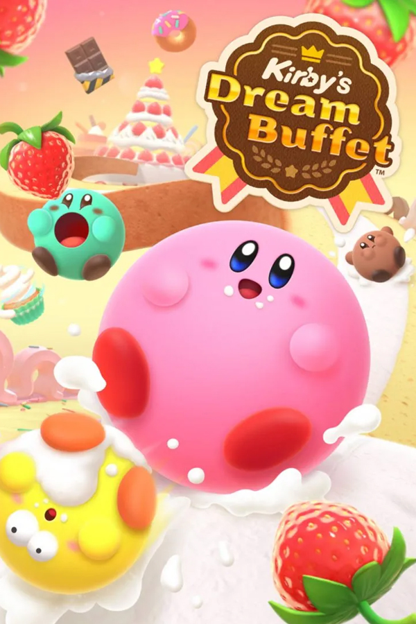 Kirby's Dream Buffet PNG Bundle Kirby Cafe Cute Print 