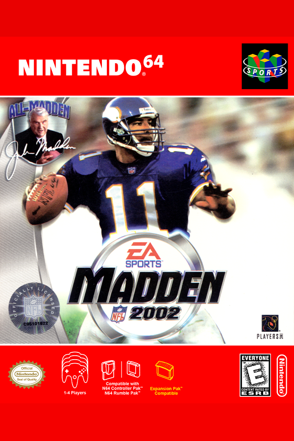 Madden 2001 (N64) - The Cover Project