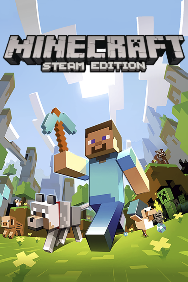 Minecraft обложка. Обложка МАЙНКРАФТА. Майнкрафт обложка игры. Steam майнкрафт. Майнкрафт логотип.