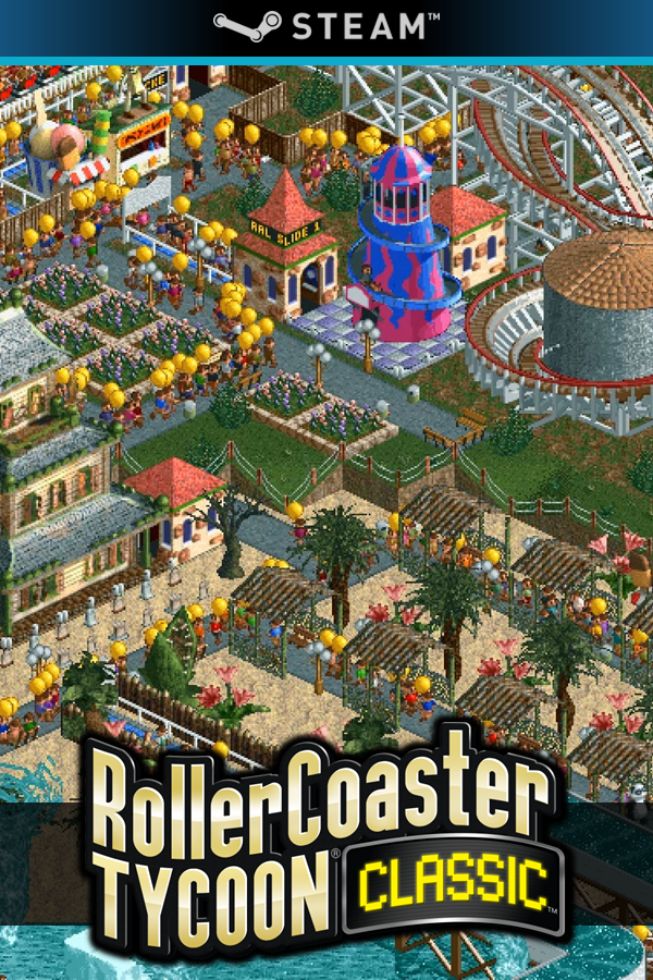 Rollercoaster Tycoon Classic arrives on Steam