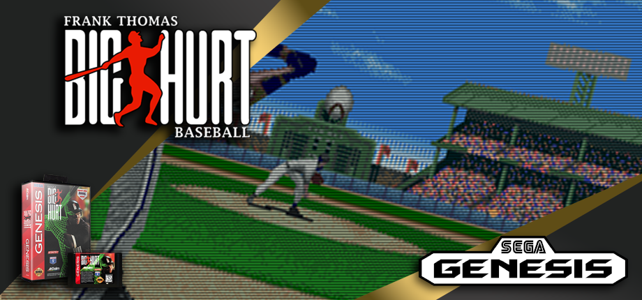 Frank Thomas' Big Hurt Baseball - SNES Video Game Case