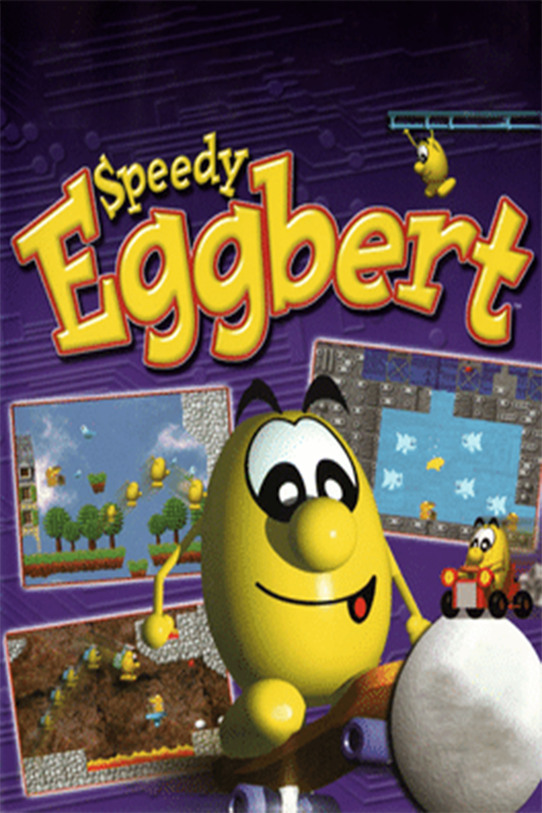 PC CD-ROM Software eGames Speedy Eggbert - 40 INCREDIBLE LEVELS!!