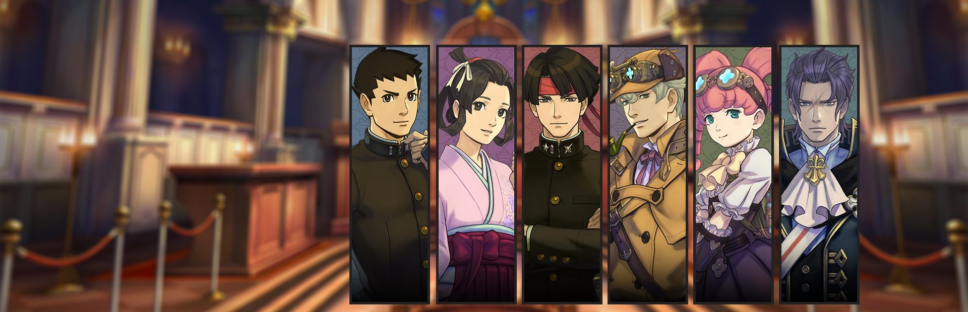 Official Ace Attorney four characters heroes. - SteamGridDB