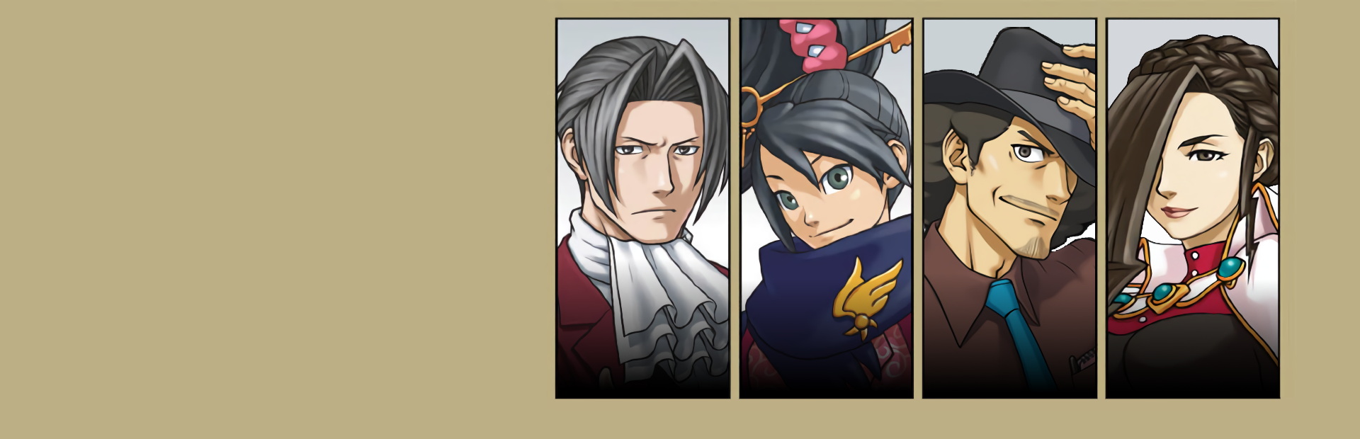 Official Ace Attorney four characters heroes. - SteamGridDB