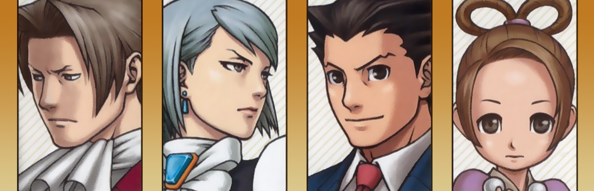 Official Ace Attorney four characters heroes. - SteamGridDB