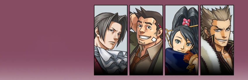 Official Ace Attorney four characters heroes. - SteamGridDB