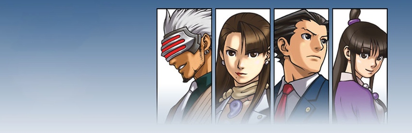 Official Ace Attorney four characters heroes. - SteamGridDB