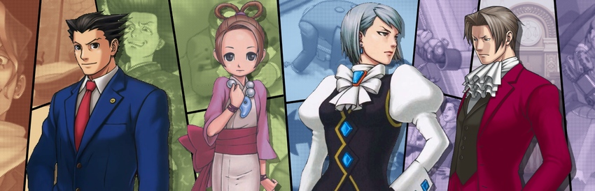 Official Ace Attorney four characters heroes. - SteamGridDB