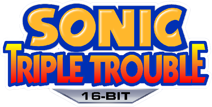 Logo for Sonic the Hedgehog: Triple Trouble (16-Bit) by GHbrine