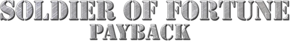 Диперпл солдат удачи. Soldier of Fortune лого. Soldier of Fortune: Payback лого. Soldier of Fortune надпись.