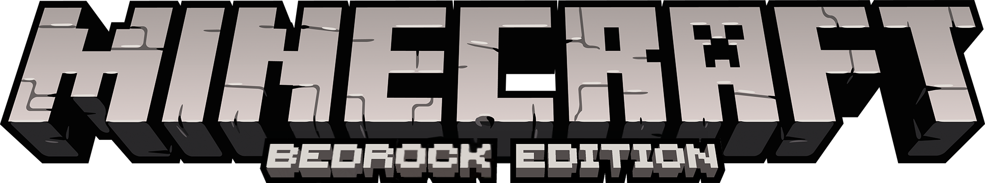 minecraft bedrock logo