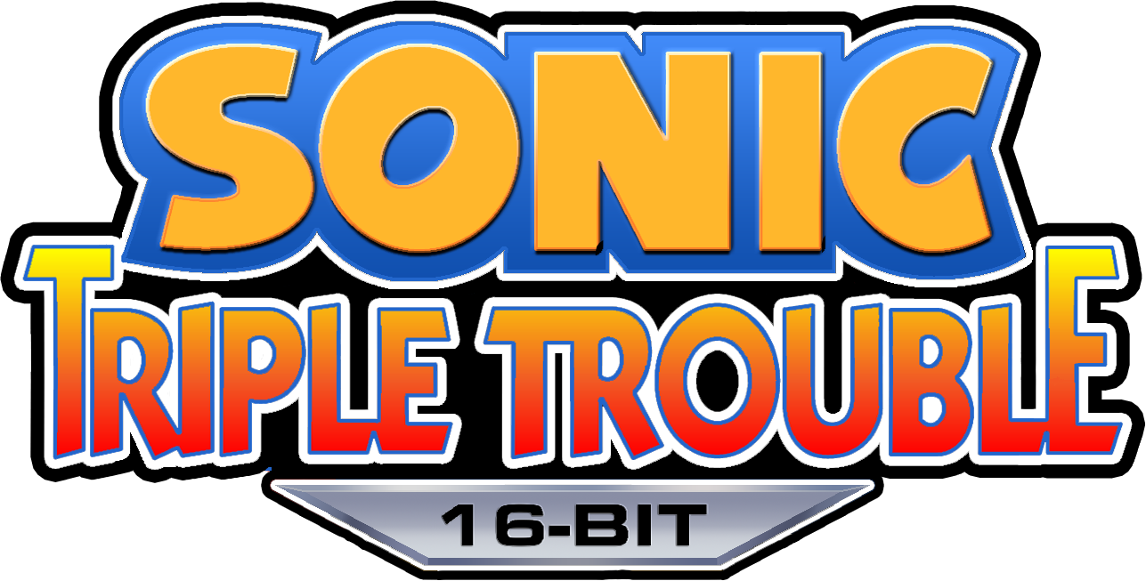 Logo for Sonic the Hedgehog: Triple Trouble (16-Bit) by GHbrine