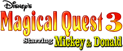 Logo for Disney's Magical Quest 3 starring Mickey and Donald by ALGAE ...