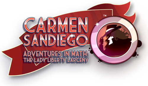 Logo for Carmen Sandiego: Adventures in Math by Sophie Scarlet ...