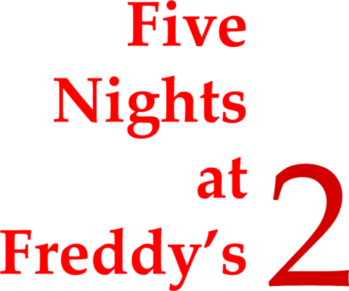 Logo for Five Nights at Freddy's 2 by RedPandaPaws - SteamGridDB