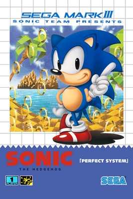 Sonic The Hedgehog - Sega Master System - Artwork - Box