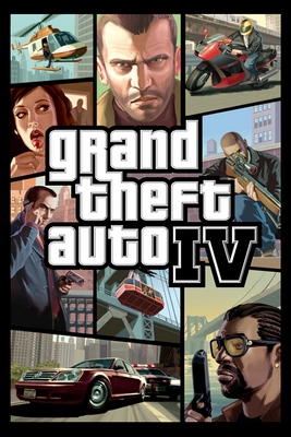 Grand Theft Auto IV (GTA 4) traditional cover art, logo, banner, and  thumbnail : r/steamgrid