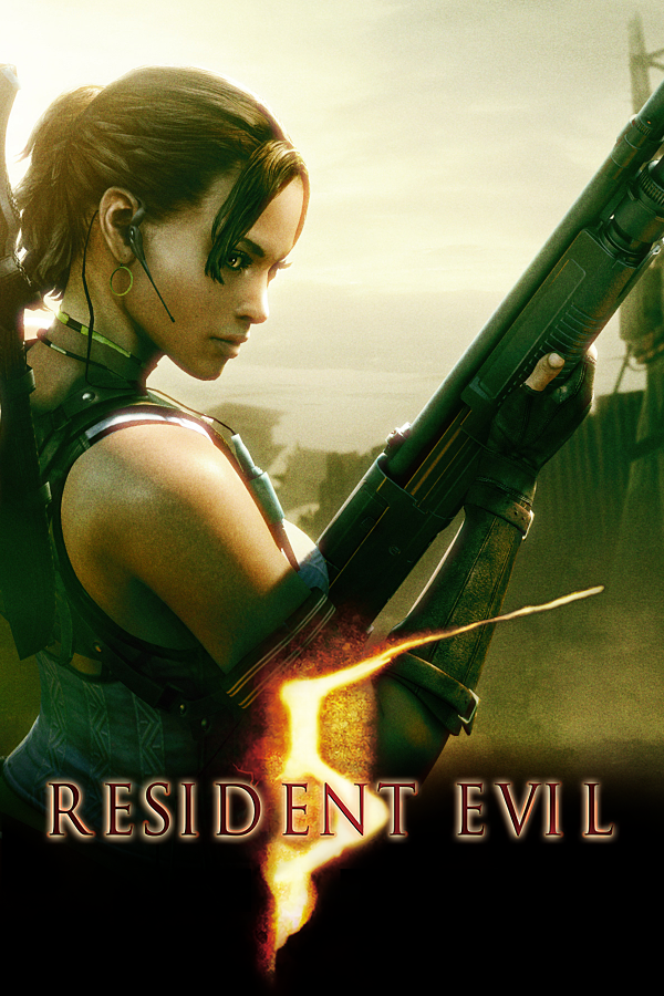 ORIGINAL Dual-Sided Resident Evil 5/Dead Rising Video Game Poster:11x17