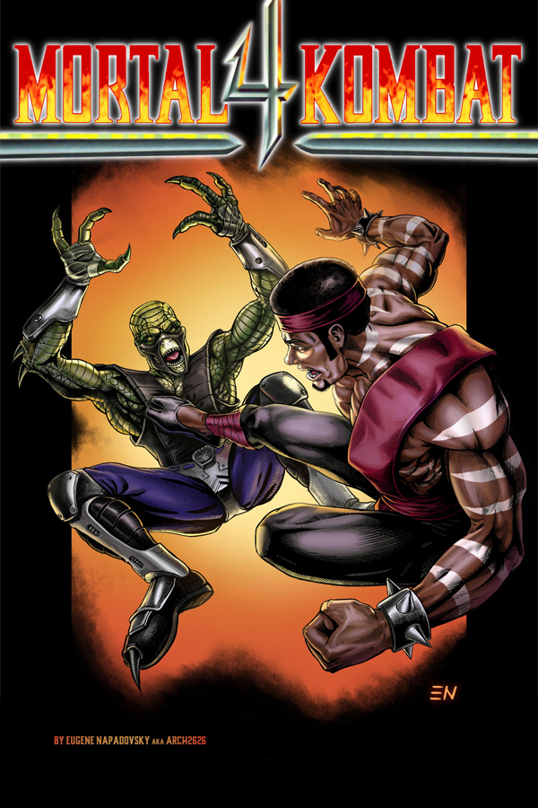 Eugene Napadovsky - MORTAL KOMBAT 4 #3 comic cover