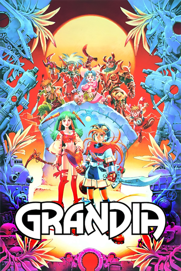 Grandia cloth map video orders game promo Japan anime 1997