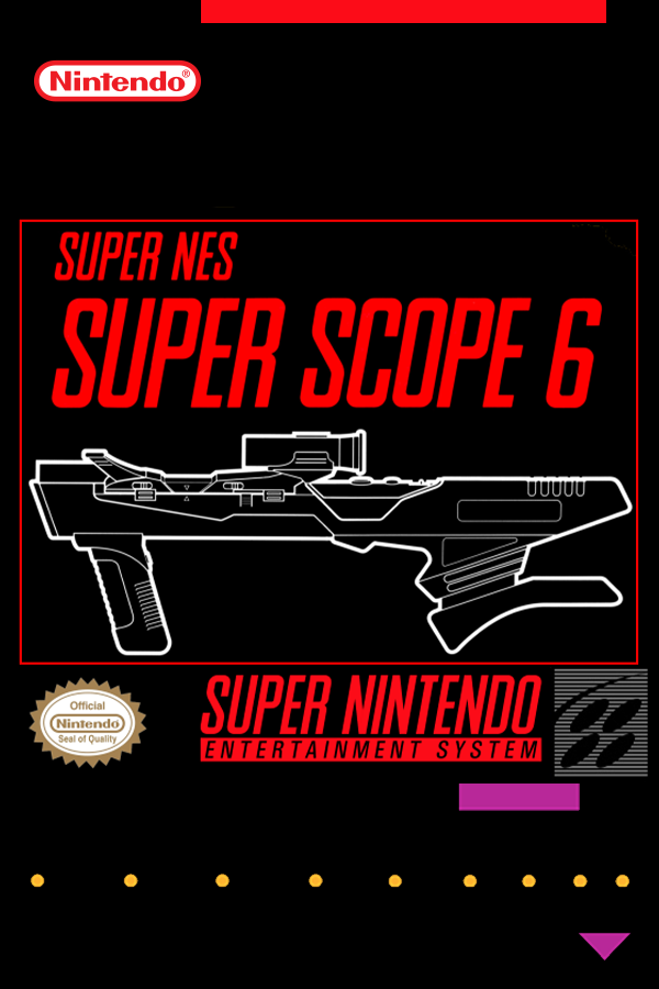 Super NES Super Scope 6 for Super Nintendo