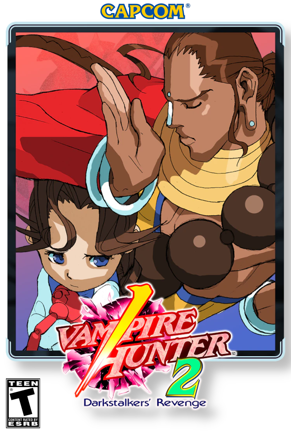 Poster Japonais Vintage Vampire Hunter 2 Darkstalkers Revenge