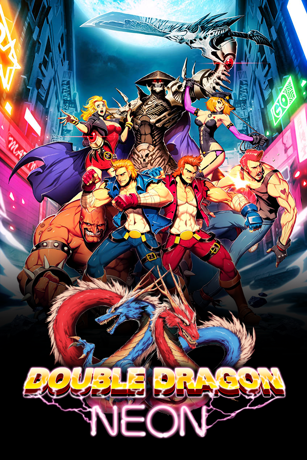 Double Dragon Neon - Steam Vertical Grid by BrokenNoah on DeviantArt