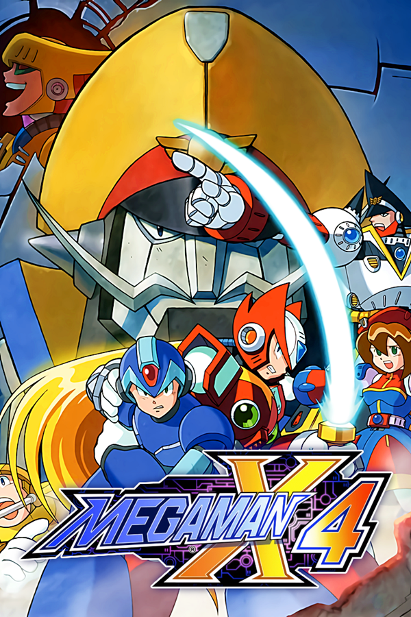 Mega Man X4 (1997) cover art