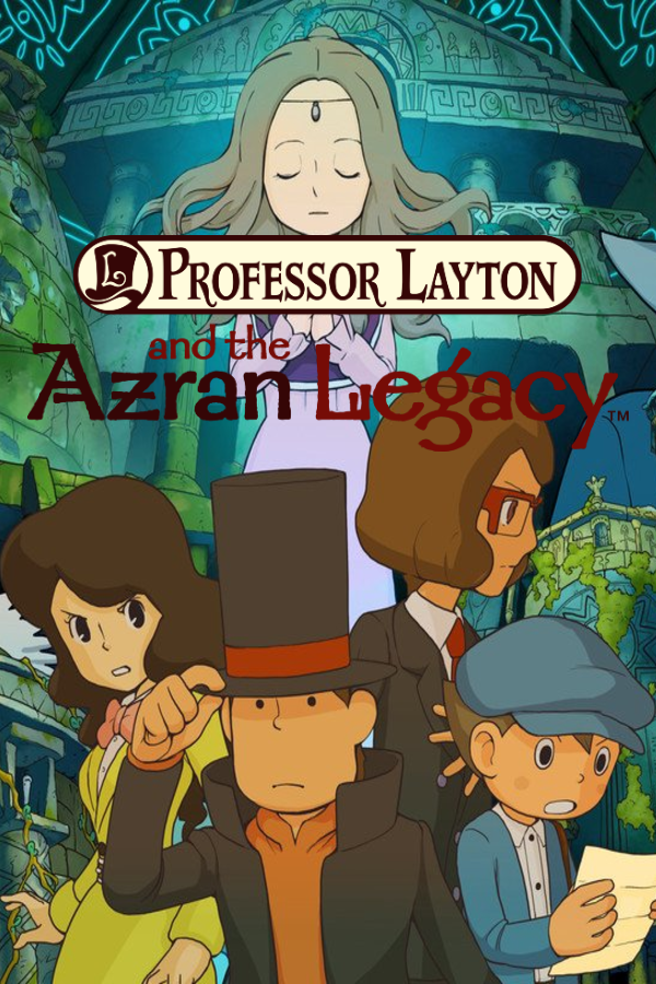 Professor Layton and the Azran Legacy cover art