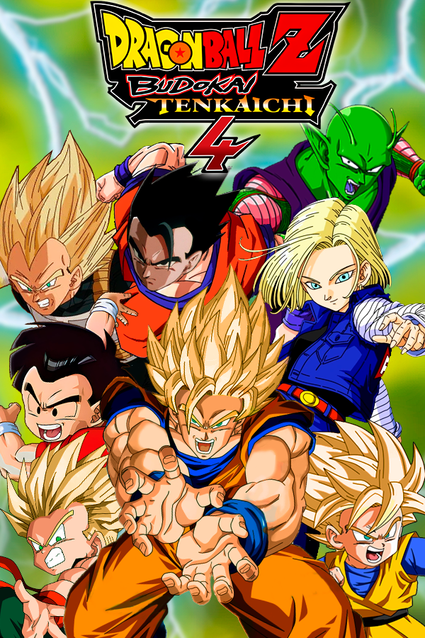 Dragon Ball Z Budokai Tenkaichi 4 Official Poster Wall Decor Poster Canvas  - Byztee