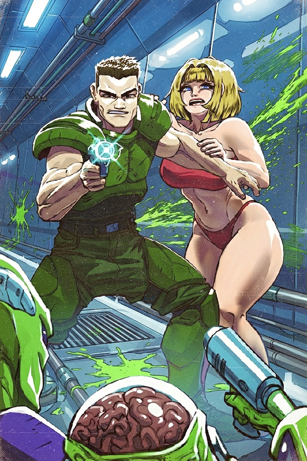 DOSMan: Space Aliens in Space!