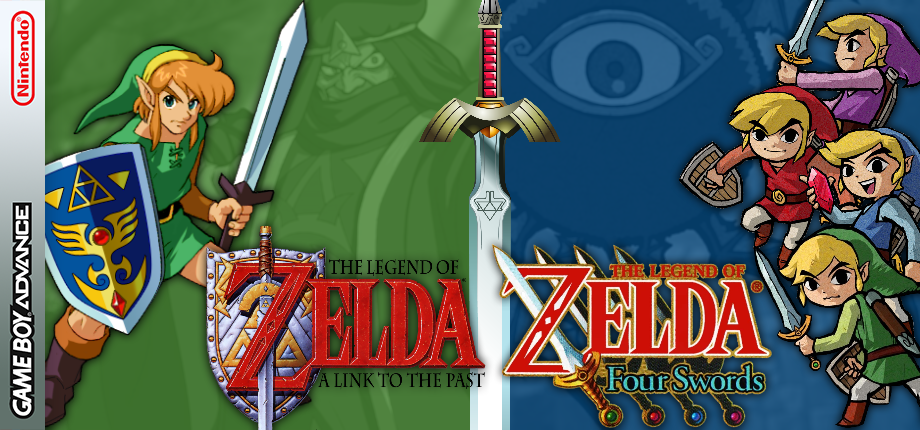 GBA the Legend of Zelda a Link to the Past Four Swords 