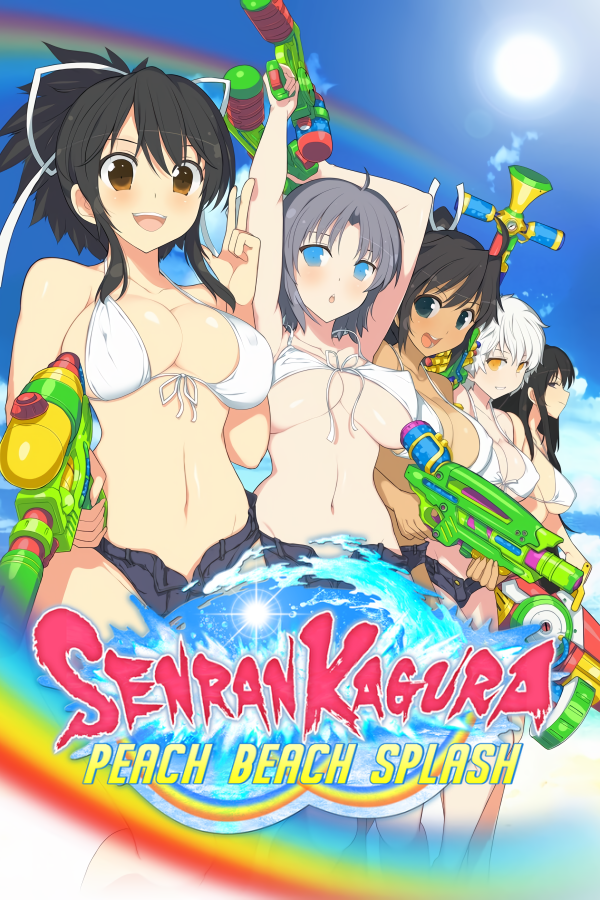 Steam Game Covers: SENRAN KAGURA Peach Beach Splash Box Art