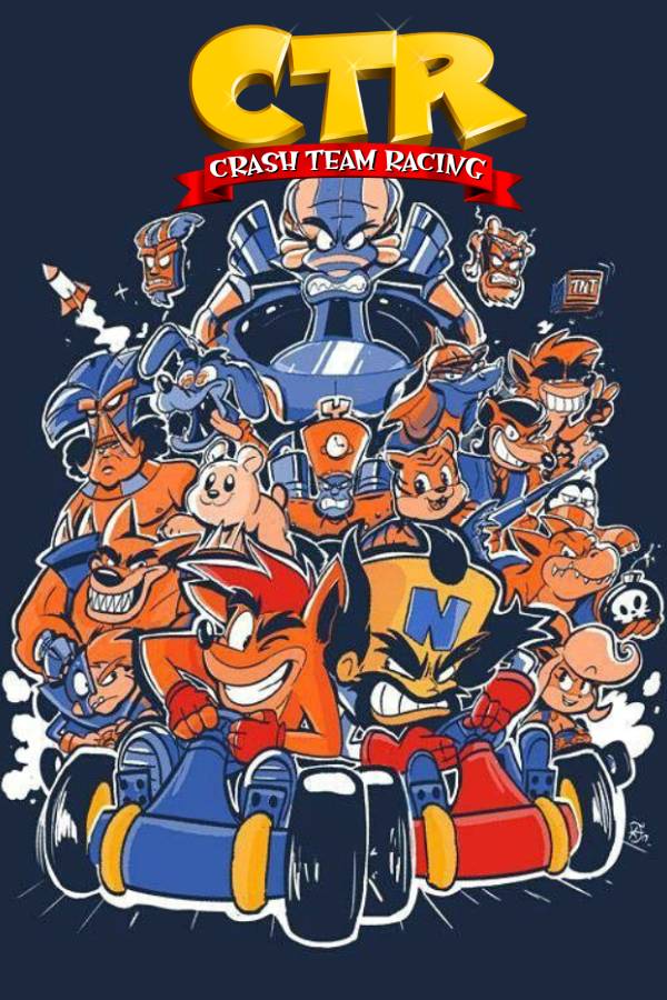 CRASH TEAM RACING Poster Jaquette