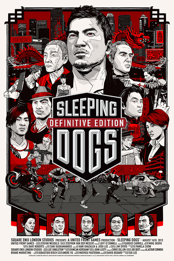 Sleeping Dogs: Definitive Edition cover or packaging material - MobyGames