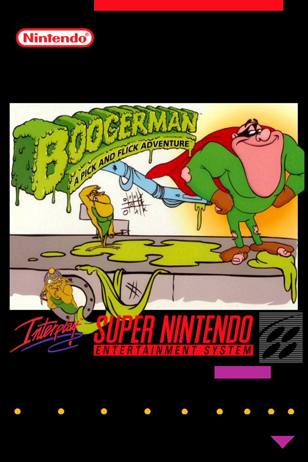 Boogerman: A Pick and Flick Adventure for Super Nintendo