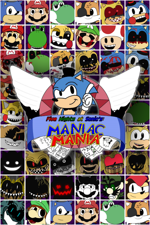 Five Nights At Sonic's Maniac Mania by Ionnizer