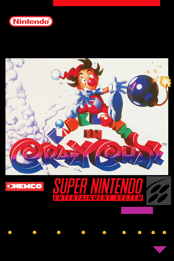 Kid Klown in Crazy Chase for Super Nintendo