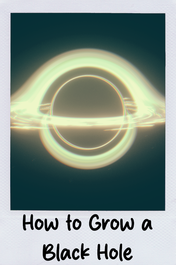 How To Grow a Black Hole