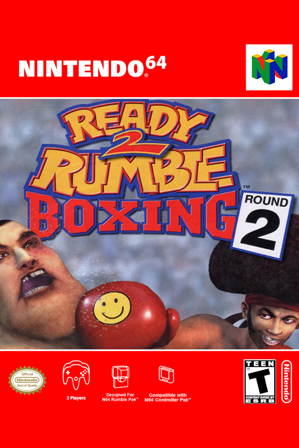 Vintage Ready 2 Rumble Boxing Round 2 Nintendo 64 Tested