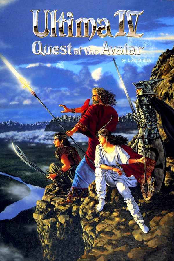 ウルティマ4 店頭ポスター Ultima IV Quest よび of Avatar