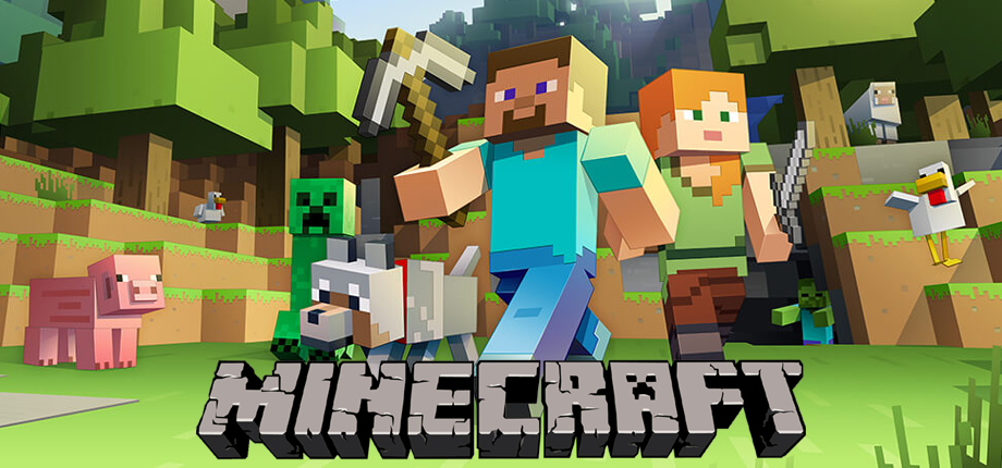 Vector logo of the video game Minecraft. Steam (2702962)