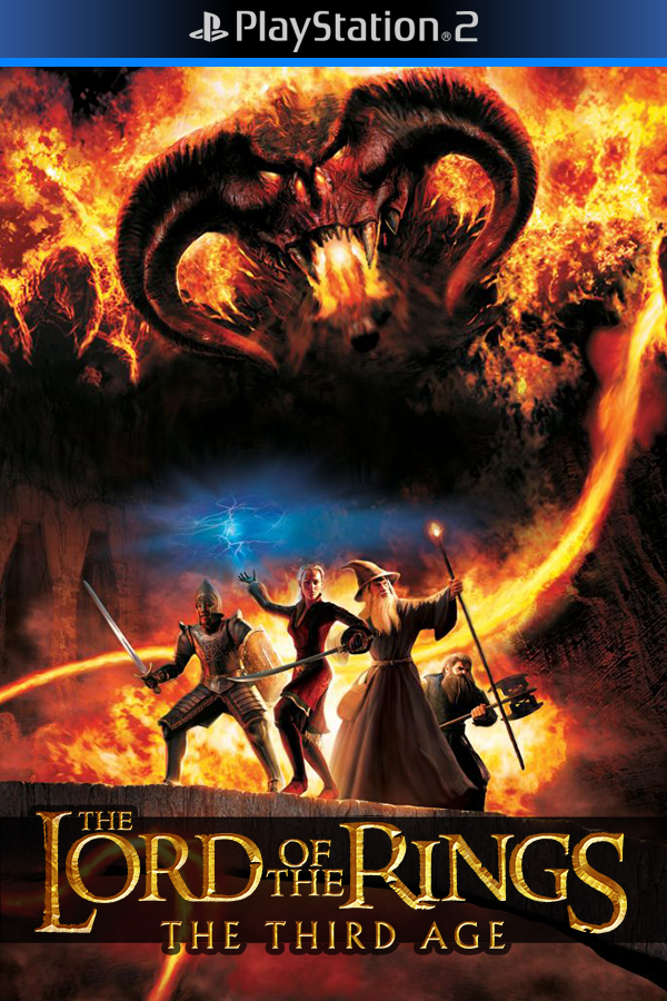 Ps2 Console Mavin Lord Of The Rings The Third Age Sony