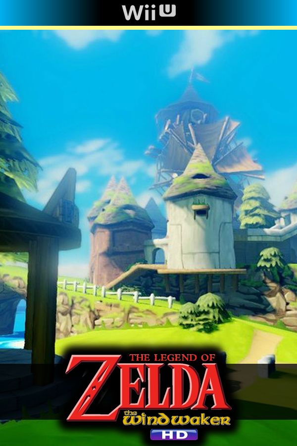 The Legend Of Zelda - The Wind Waker HD Wii U Box Art Cover by