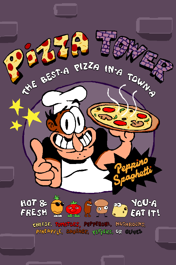 Super Peppino v2 - Pizza Tower - Posters and Art Prints