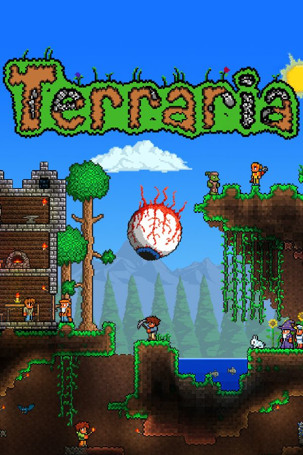 Terraria Steam Box art by Zacinthegame on DeviantArt