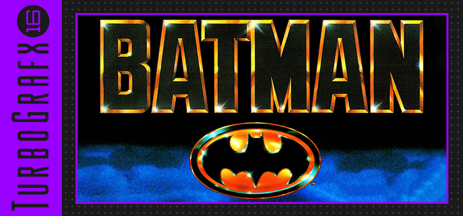 Batman deals turbografx 16